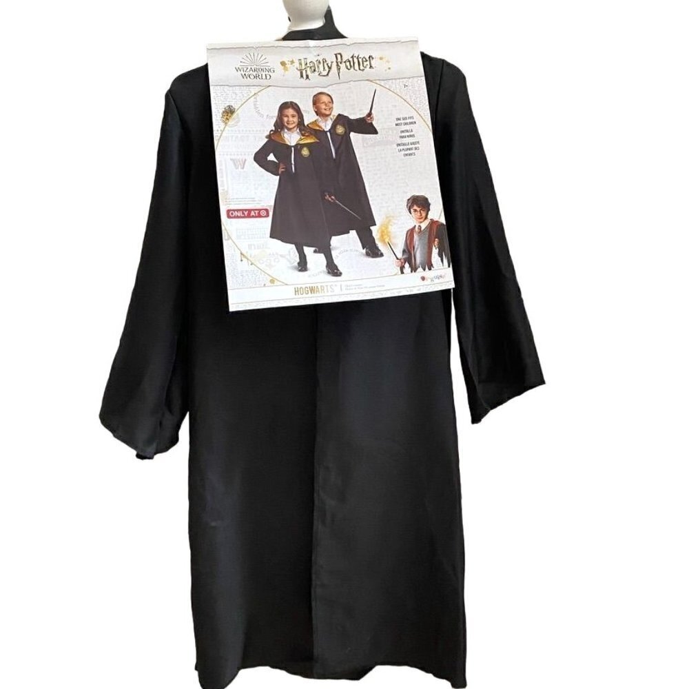 Harry Potter Hogwarts Halloween Costume Robe One Size Kids Unisex